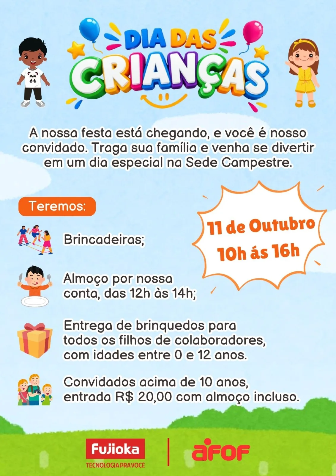 Banner de descrição do evento